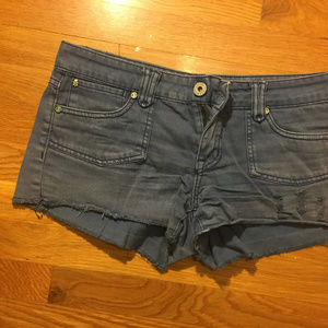 ❌SOLD❌Velvet Heart blue cutoff denim shorts❌SOLD❌
